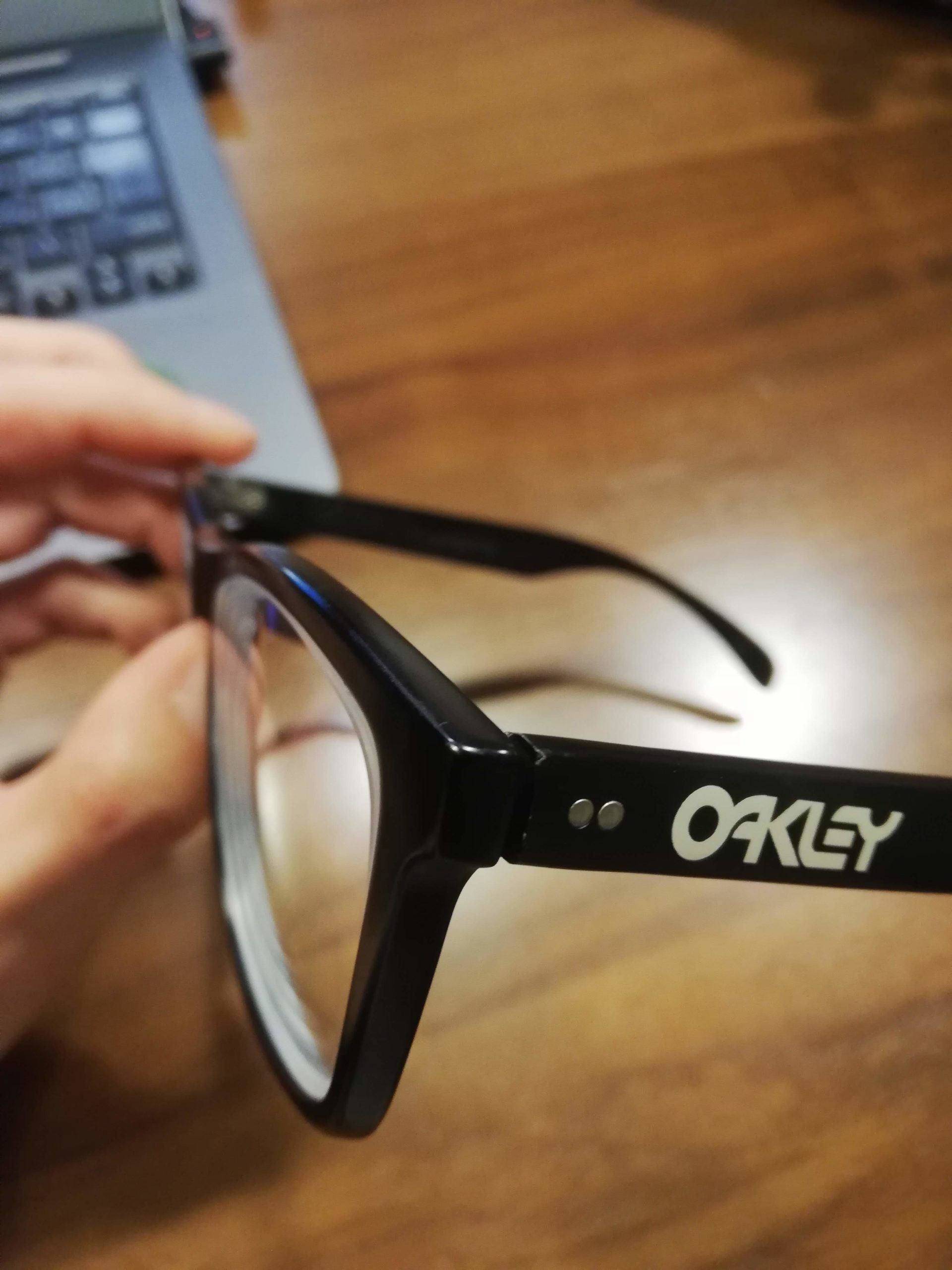 Oakley Frogskins オークリー フロッグスキン をメガネ化 モノすき